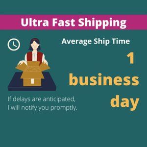 Ultra Fast Shipping